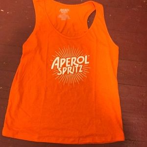 Orange tank aperol spritz